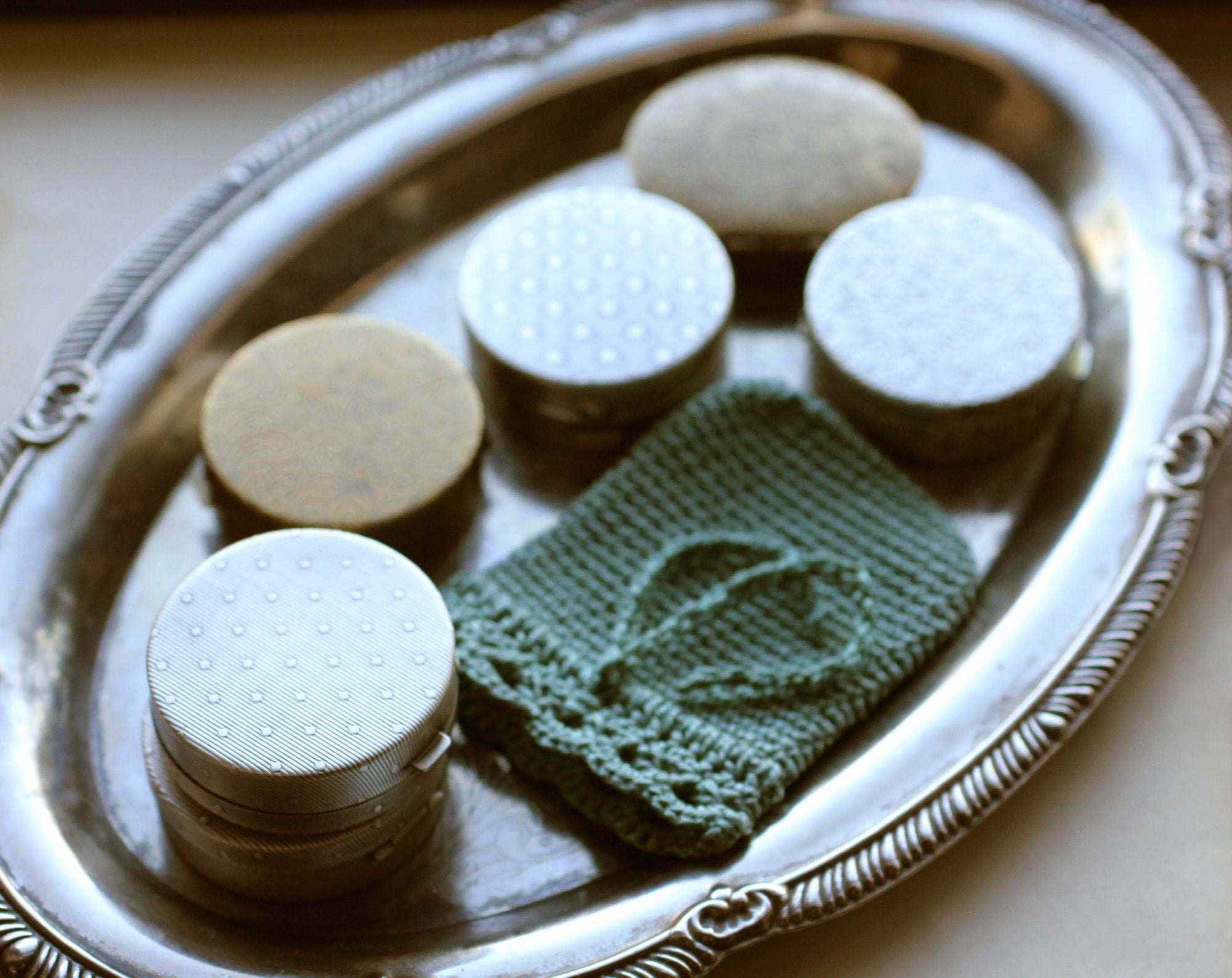 GreenWitch Solid Natural Perfume in Oval Compact with Pouch