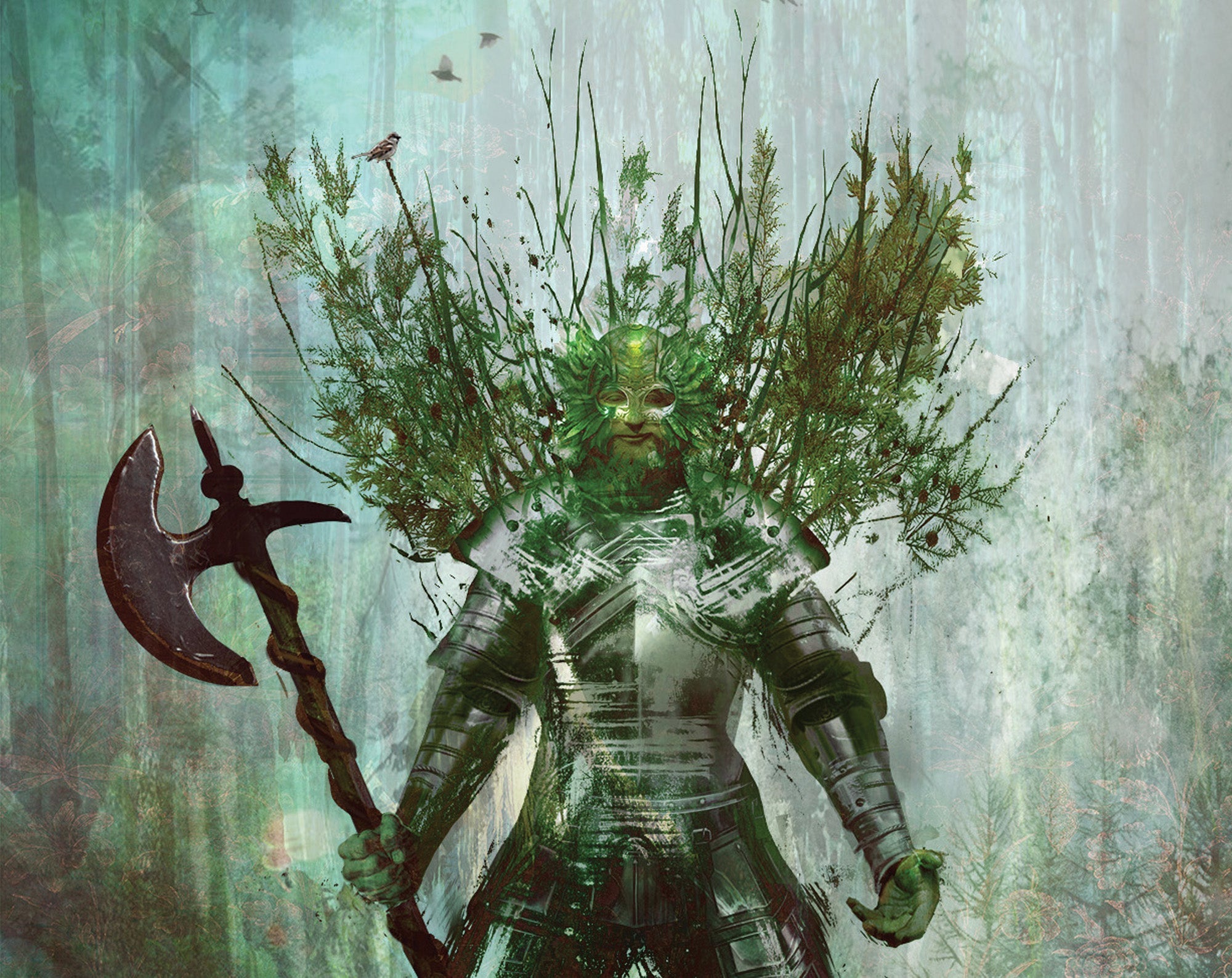 Green Knight Solid Natural Perfume Round Jar