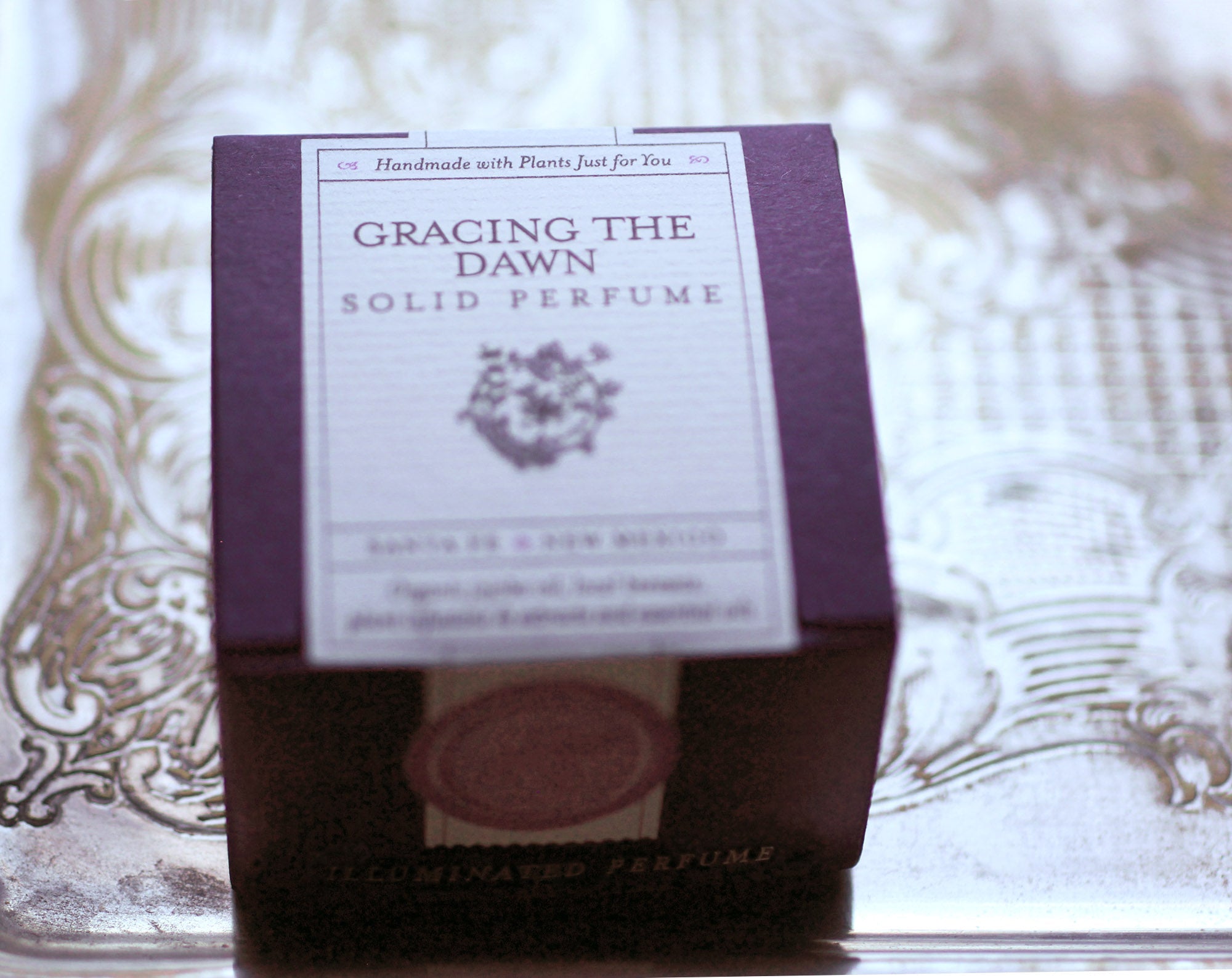 Gracing the Dawn Solid Natural Perfume in Round Jar