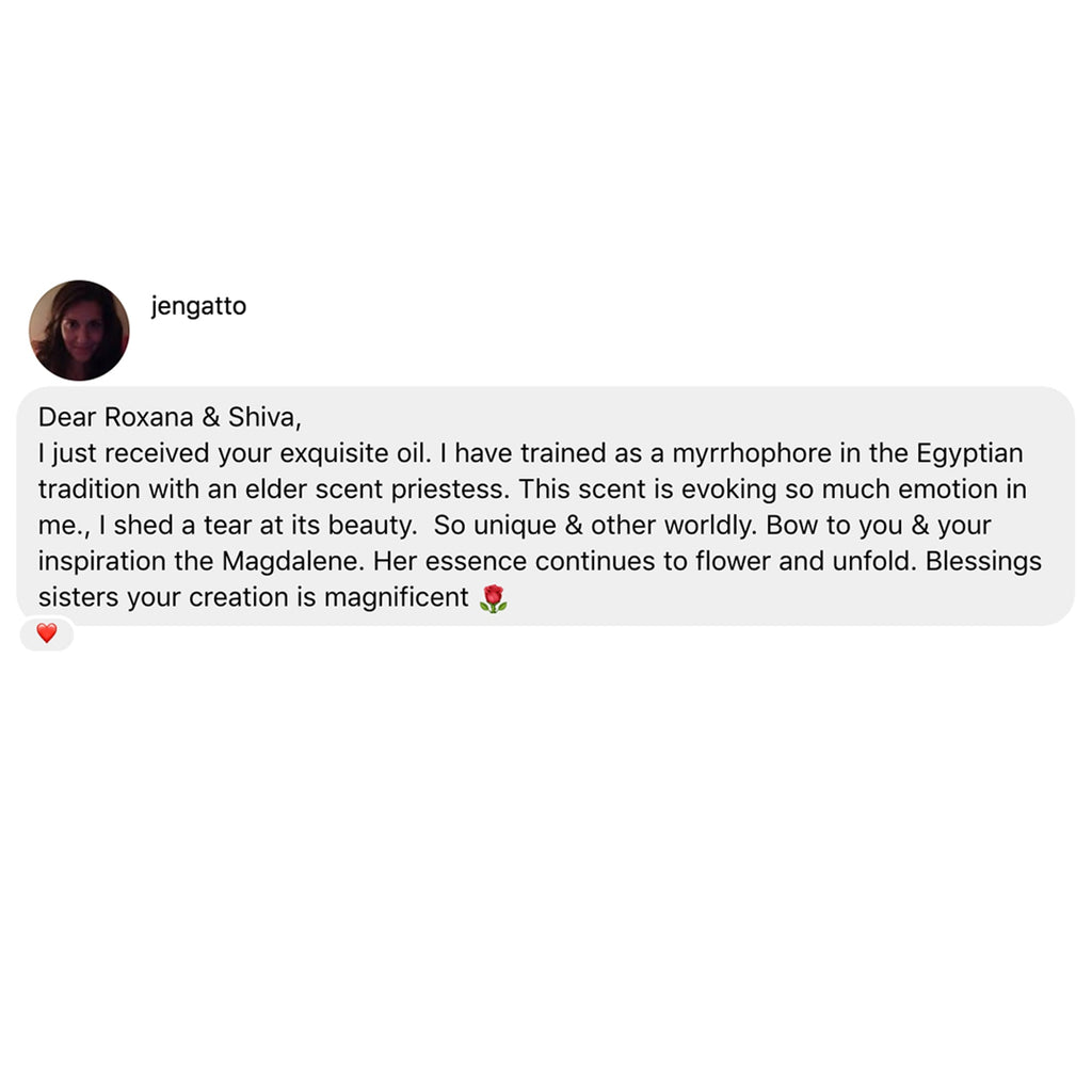 Myrrhophore. a Mary Magdalene Anointing Oil