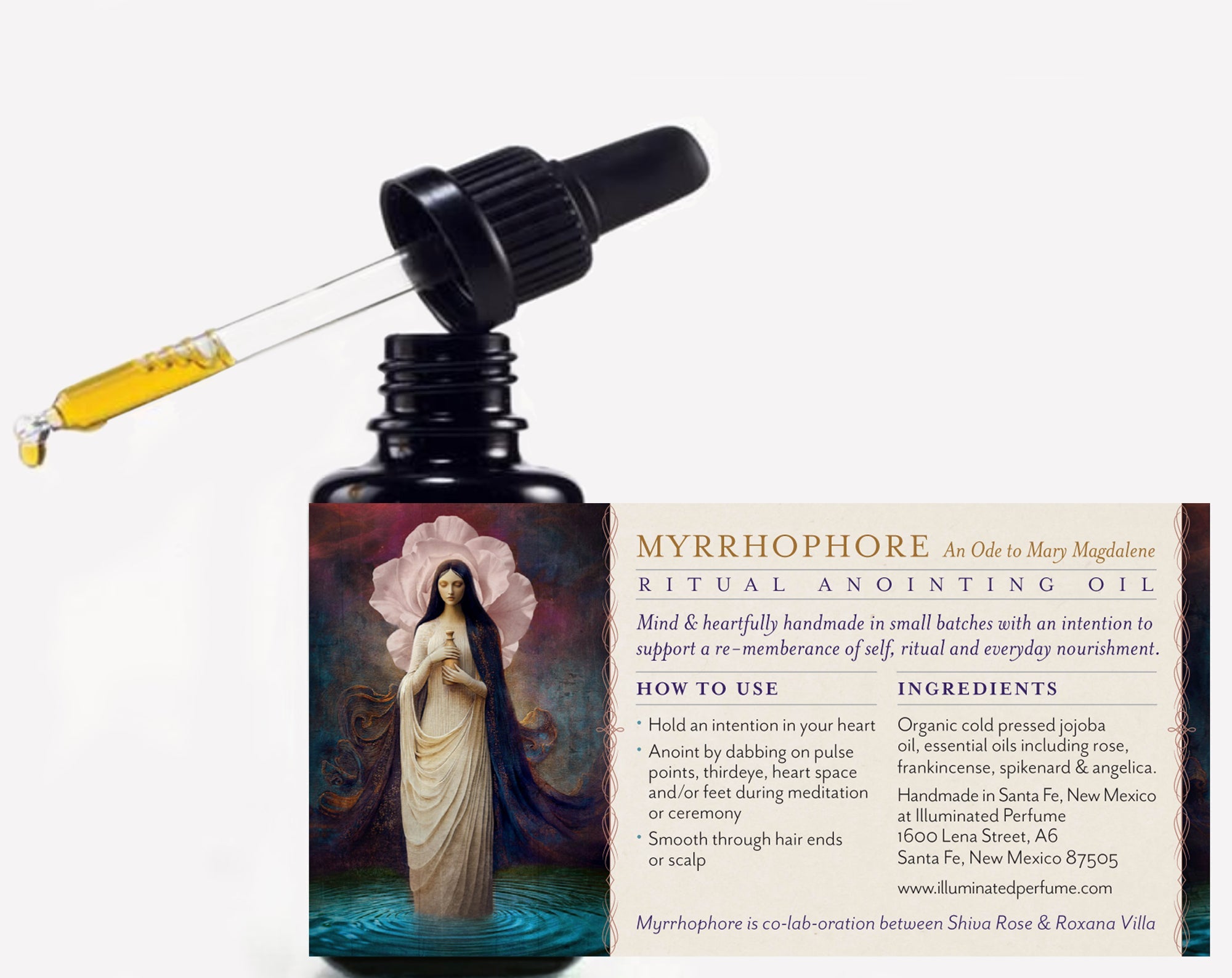 Myrrhophore. a Mary Magdalene Anointing Oil