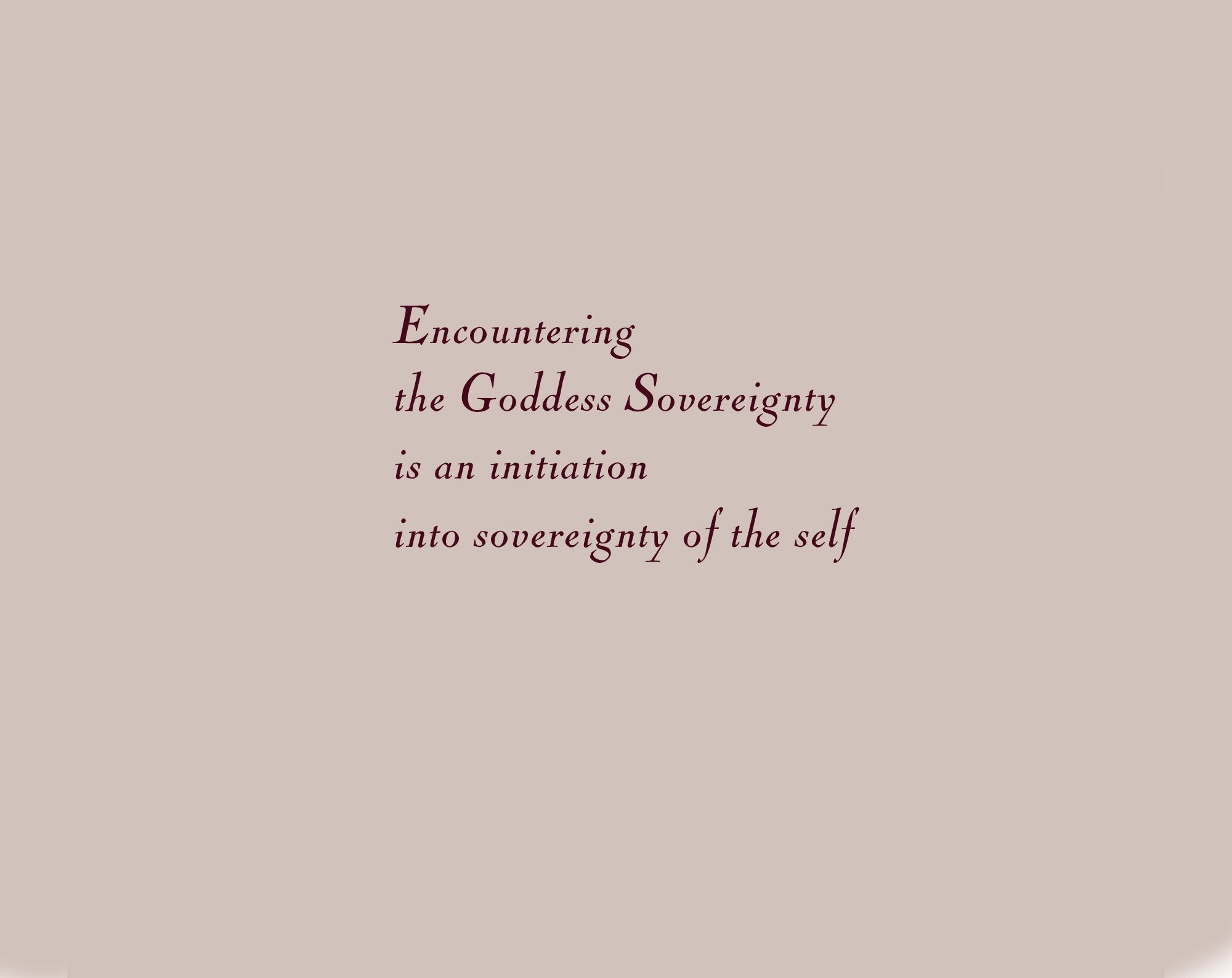 The Goddess Sovereignty Eau de Parfum. 7 grams. Spray Perfume
