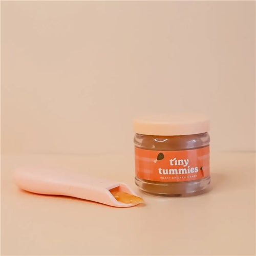 Tiny Tummies Roast Chicken Dinner food jar and spoon set