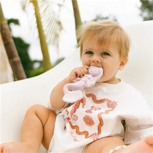 Maeve the Mermaid Natural Rubber Teether