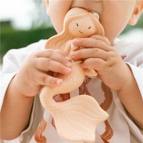 Maeve the Mermaid Natural Rubber Teether