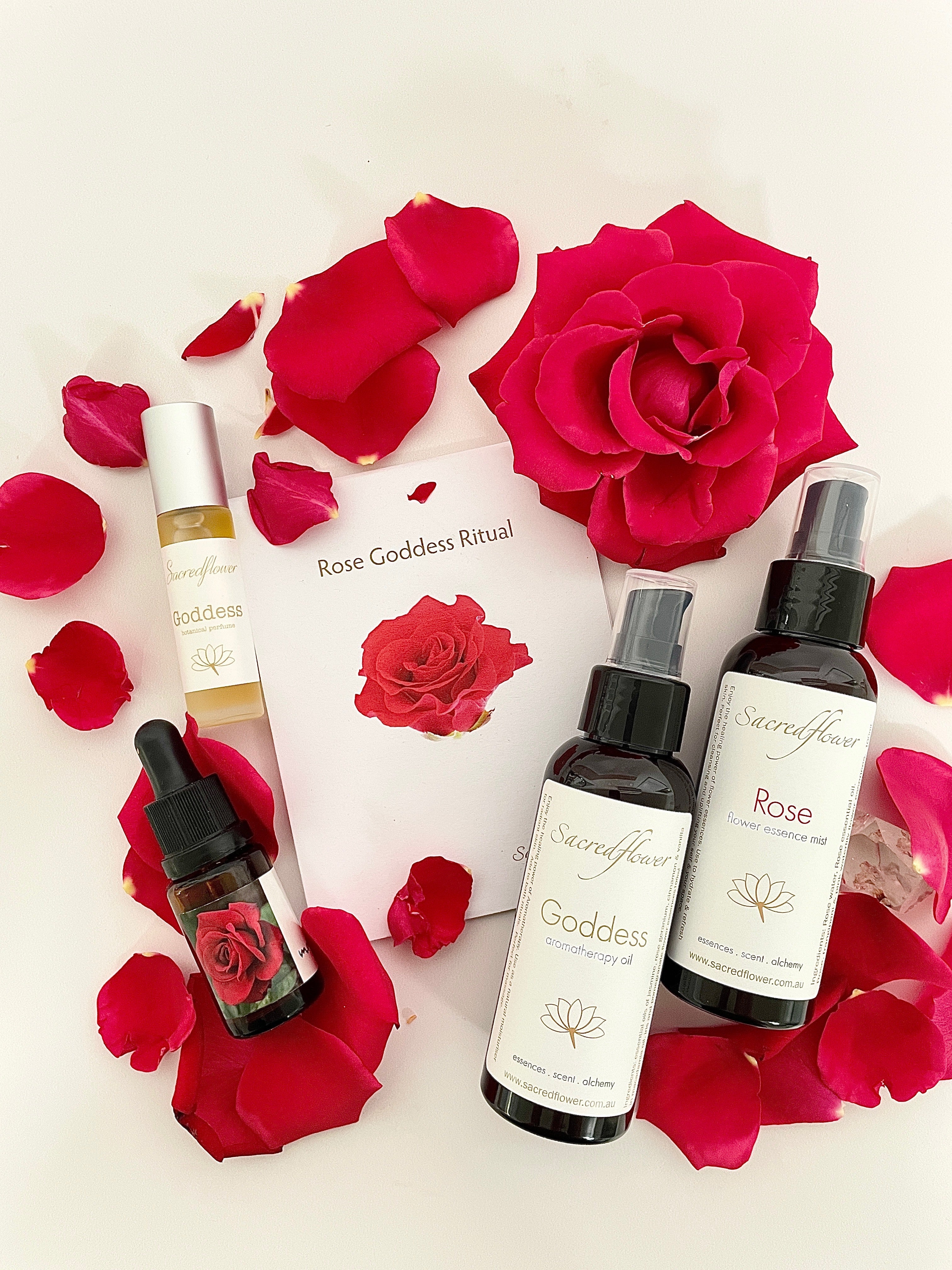 Rose goddess. self love ritual + products set