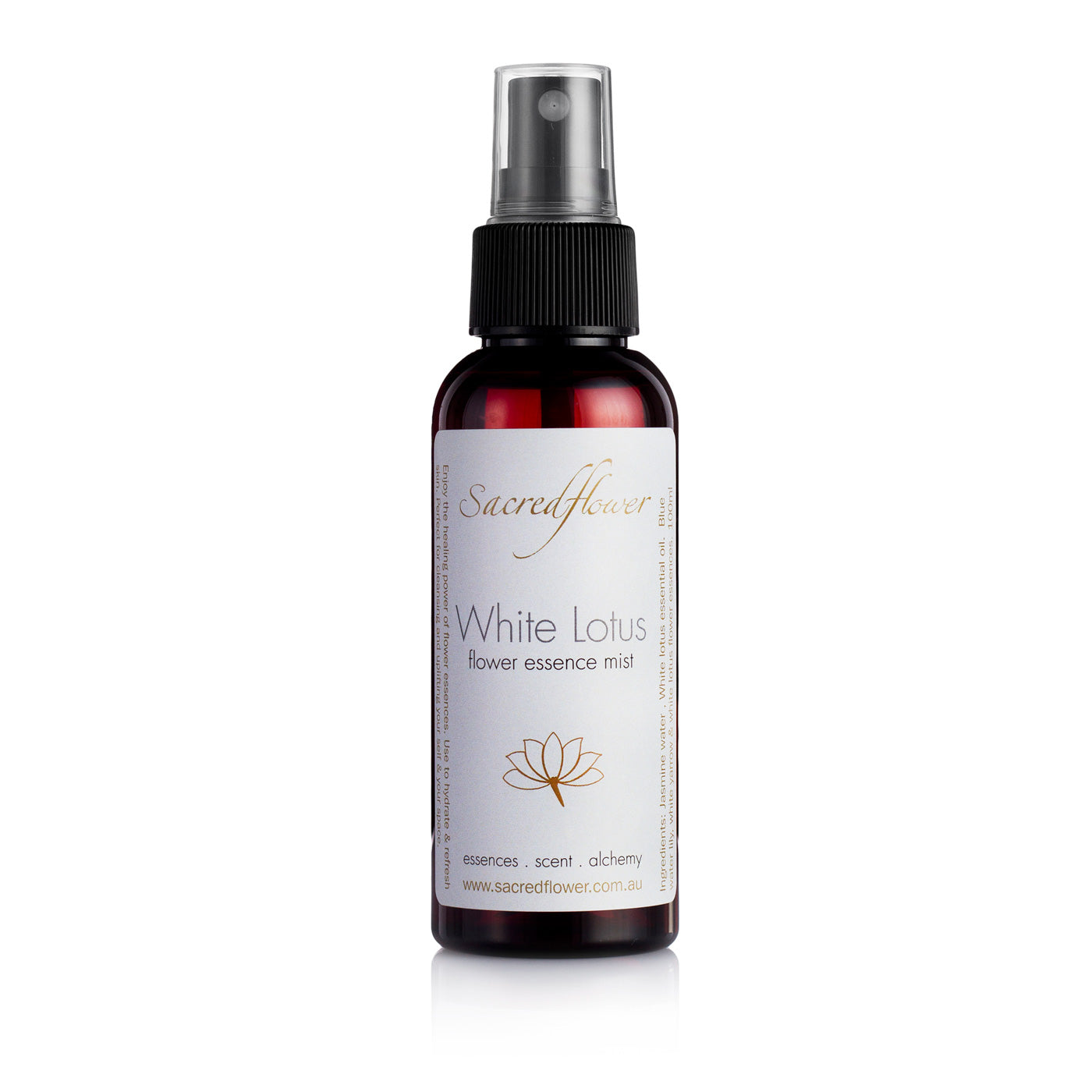 White lotus flower essence mist